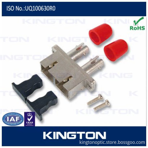 Hybrid fiber optic adaptor